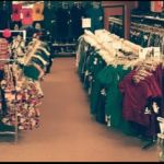clothes in store