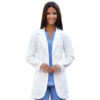 white lab coat
